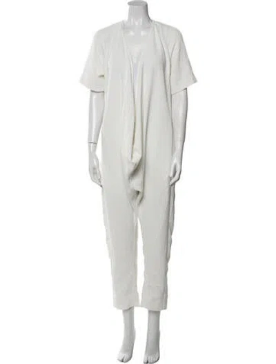 Pre-owned Rachel Comey Cowl Neck Jumpsuit In Neutral