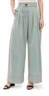 Rachel Comey Coxsone Pants Khaki Indigo In Blue