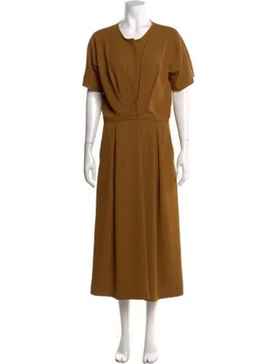 Pre-owned Rachel Comey Crew Neck Jumpsuit In Brown