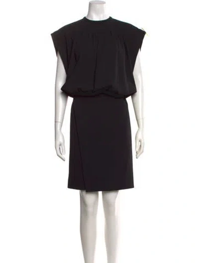 Pre-owned Rachel Comey Crew Neck Knee-length Dress W/ Tags In Black