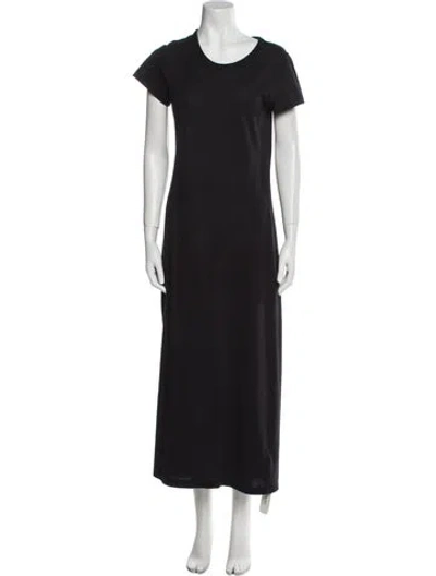 Pre-owned Rachel Comey Crew Neck Long Dress In Blue