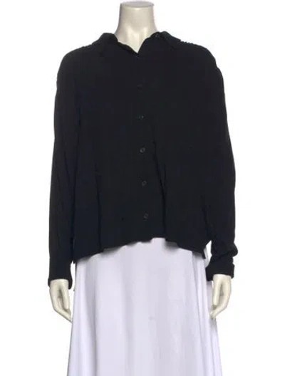 Pre-owned Rachel Comey Crew Neck Long Sleeve Sweatshirt In Black
