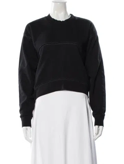 Pre-owned Rachel Comey Crew Neck Long Sleeve Sweatshirt In Black