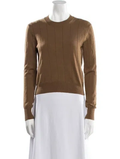 Pre-owned Rachel Comey Crew Neck Long Sleeve Sweatshirt In Brown