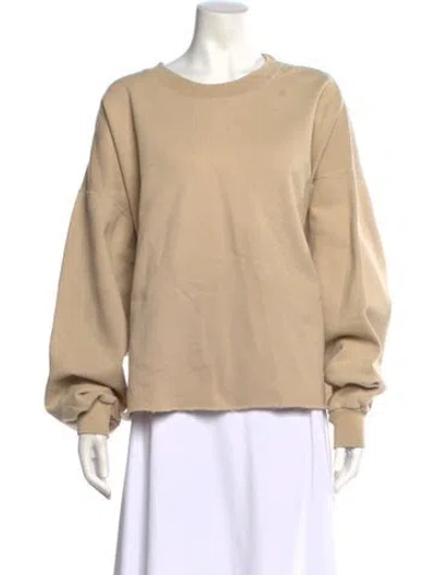 Pre-owned Rachel Comey Crew Neck Long Sleeve Sweatshirt In Neutral