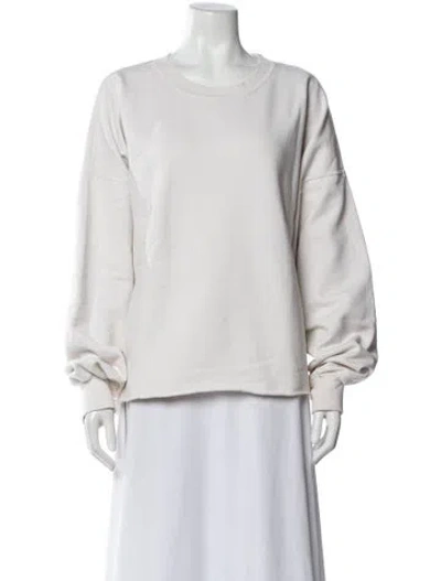 Pre-owned Rachel Comey Crew Neck Long Sleeve Sweatshirt In Neutral