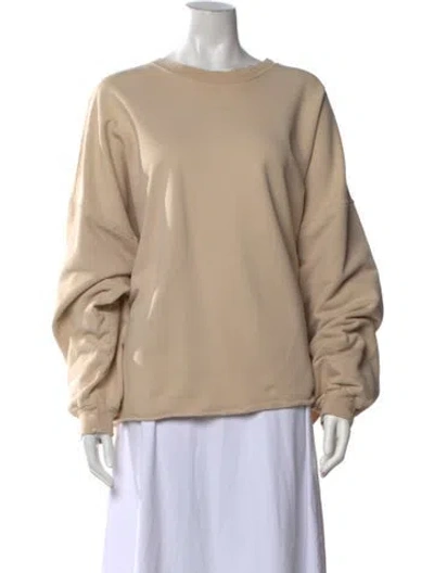 Pre-owned Rachel Comey Crew Neck Long Sleeve Sweatshirt In Neutral
