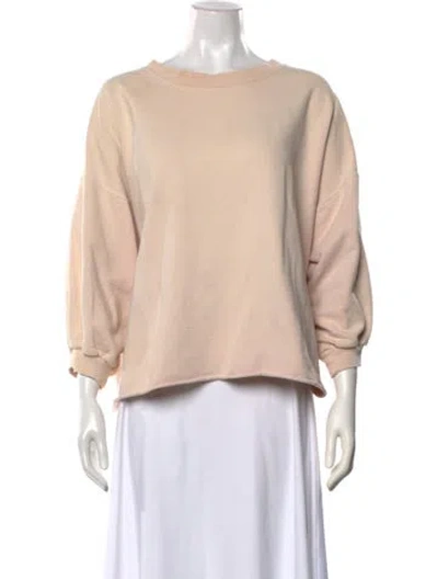 Pre-owned Rachel Comey Crew Neck Long Sleeve Sweatshirt In Neutrals