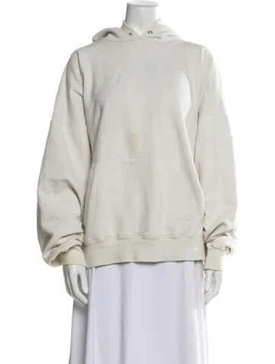 Pre-owned Rachel Comey Crew Neck Long Sleeve Sweatshirt In White
