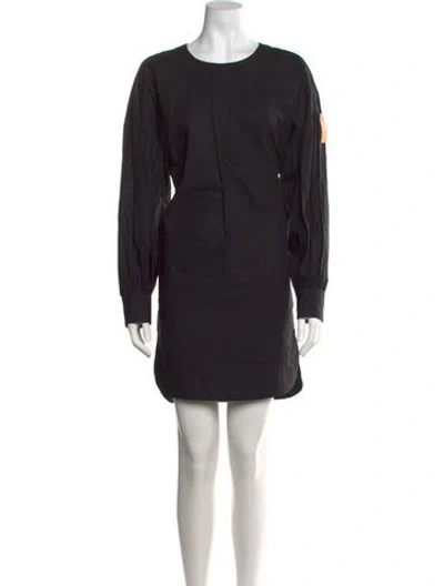 Pre-owned Rachel Comey Crew Neck Mini Dress W/ Tags In Black