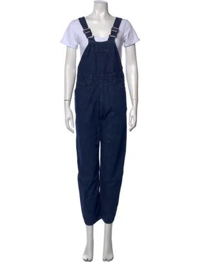 Pre-owned Rachel Comey Crew Neck Overalls In Blue