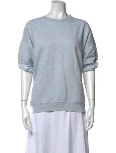 Pre-owned Rachel Comey Crew Neck Short Sleeve Sweatshirt In Blue