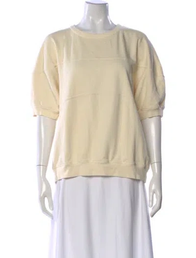 Pre-owned Rachel Comey Crew Neck Short Sleeve Sweatshirt In Neutral