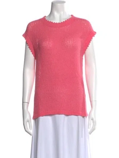 Pre-owned Rachel Comey Crew Neck Short Sleeve Top In Pink