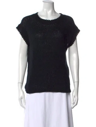 Pre-owned Rachel Comey Crew Neck Short Sleeve Top W/ Tags In Black