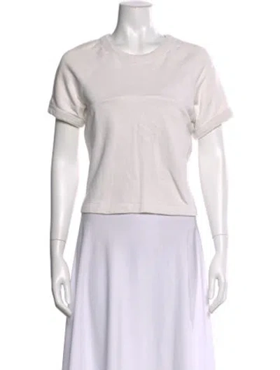 Pre-owned Rachel Comey Crew Neck Short Sleeve T-shirt In Neutral