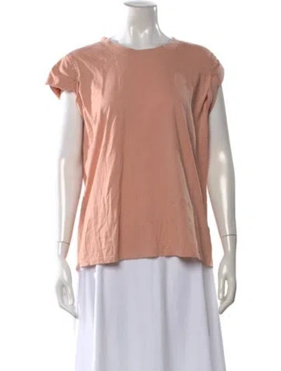 Pre-owned Rachel Comey Crew Neck Short Sleeve T-shirt In Pink