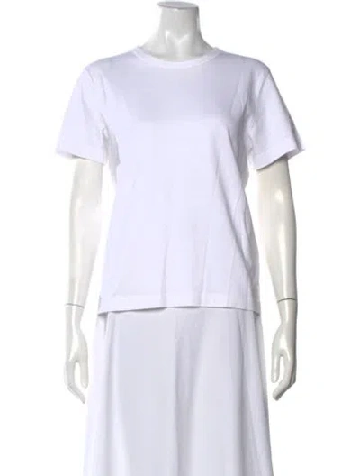 Pre-owned Rachel Comey Crew Neck Short Sleeve T-shirt In White