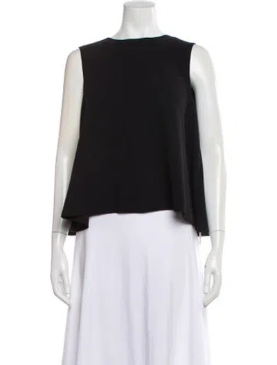 Pre-owned Rachel Comey Crew Neck Sleeveless Top In Black