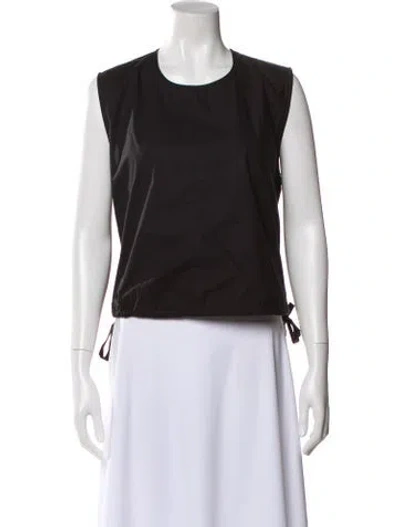 Pre-owned Rachel Comey Crew Neck Sleeveless Top In Black