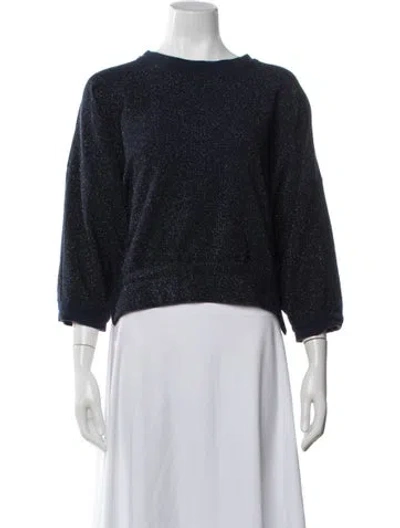 Pre-owned Rachel Comey Crew Neck Sweater In Blue