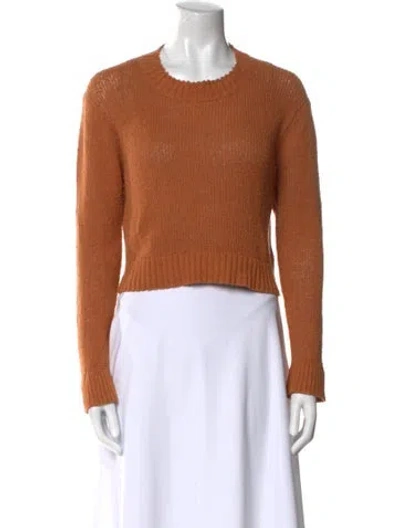 Pre-owned Rachel Comey Crew Neck Sweater In Orange