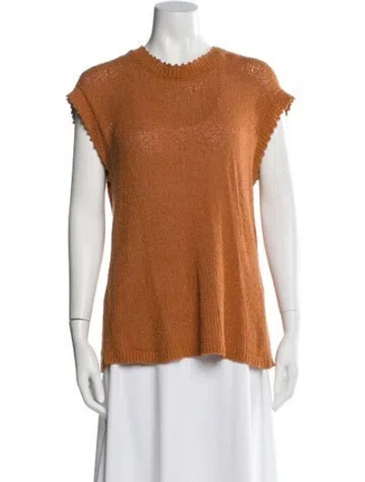 Pre-owned Rachel Comey Crew Neck Sweater In Orange