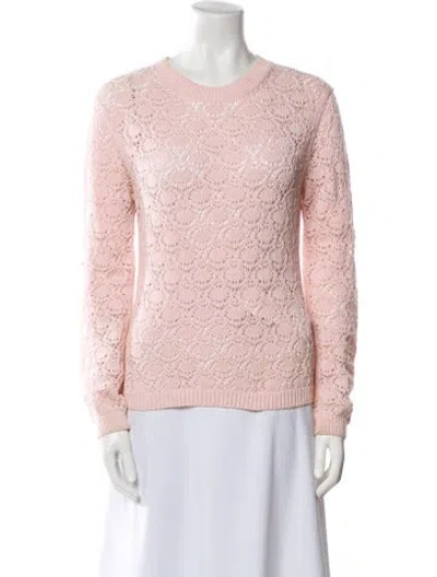 Pre-owned Rachel Comey Crew Neck Sweater In Pink