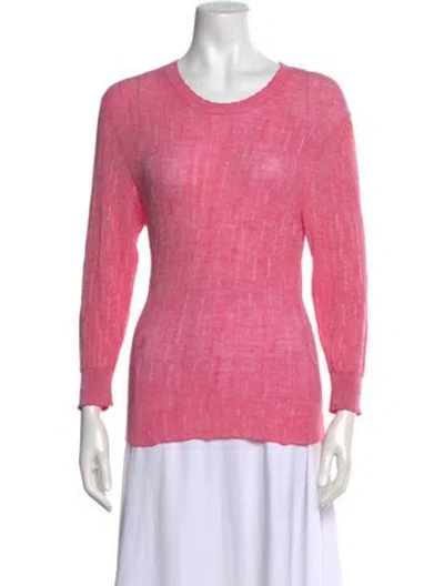 Pre-owned Rachel Comey Crew Neck Sweater In Pink