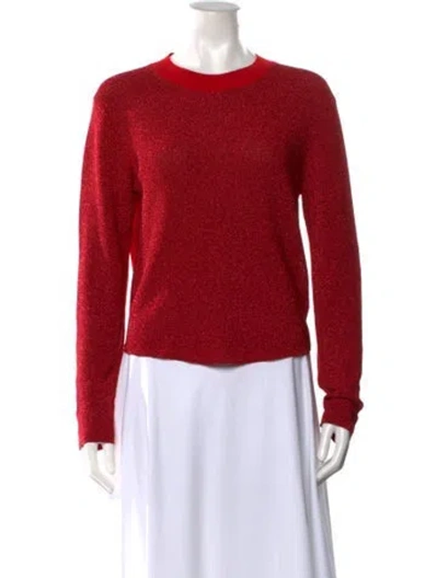 Pre-owned Rachel Comey Crew Neck Sweater In Red
