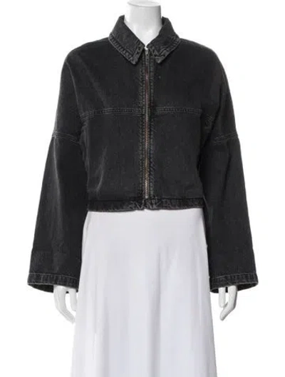Pre-owned Rachel Comey Denim Jacket In Black