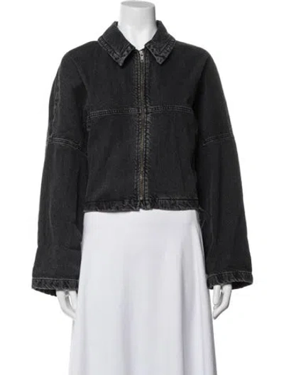 Pre-owned Rachel Comey Denim Jacket In Black