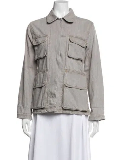 Pre-owned Rachel Comey Denim Jacket In Gray