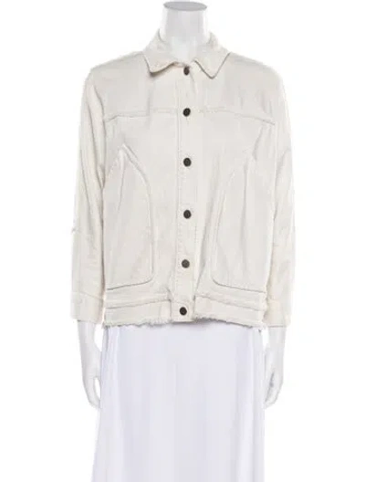 Pre-owned Rachel Comey Denim Jacket In Neutral