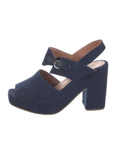 Pre-owned Rachel Comey Denim Pumps In Blue