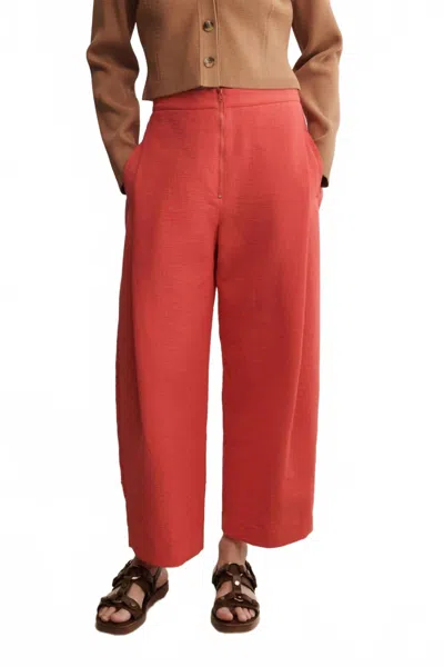 Rachel Comey Don Cropped Pant In Guava