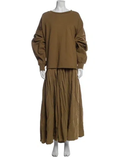 Pre-owned Rachel Comey Dress Set In Brown