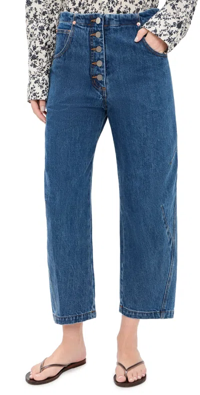 Rachel Comey Elkin Pants Cool Indigo In Blue