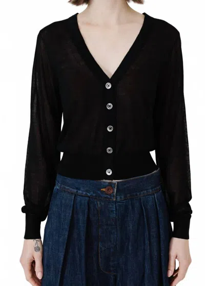 Rachel Comey Essere Cardigan In Black