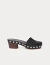 Rachel Comey Eubank Leather Clogs In Black In Black