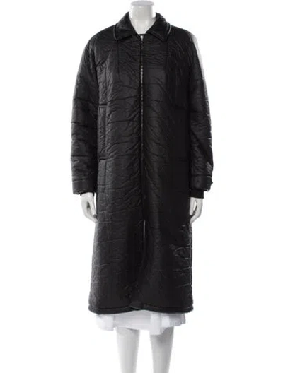 Pre-owned Rachel Comey Faux Fur Coat In Black