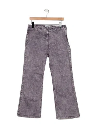 Pre-owned Rachel Comey Flared Pants In Purple