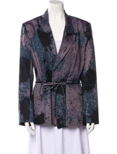 Pre-owned Rachel Comey Floral Print Blazer In Multi
