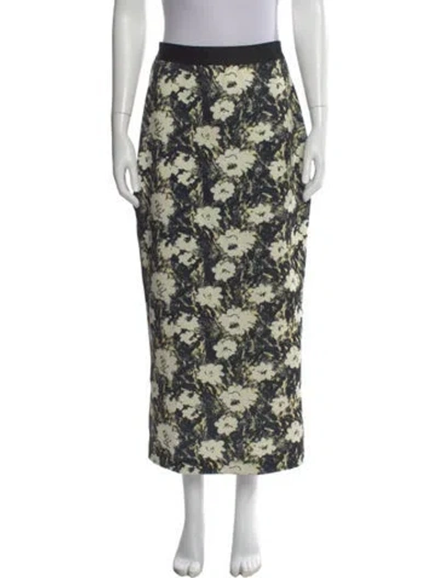 Pre-owned Rachel Comey Floral Print Long Skirt W/ Tags In Multi