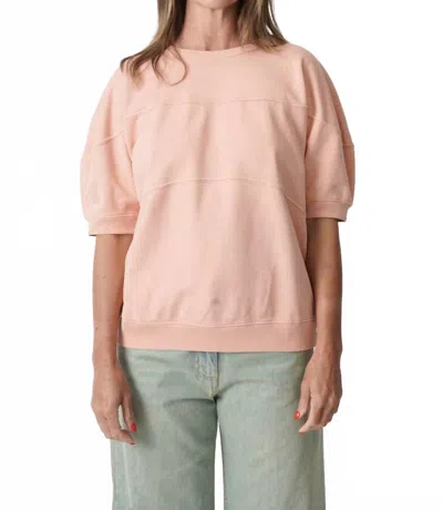 Rachel Comey Football Sweatshirt In Melon In Pink