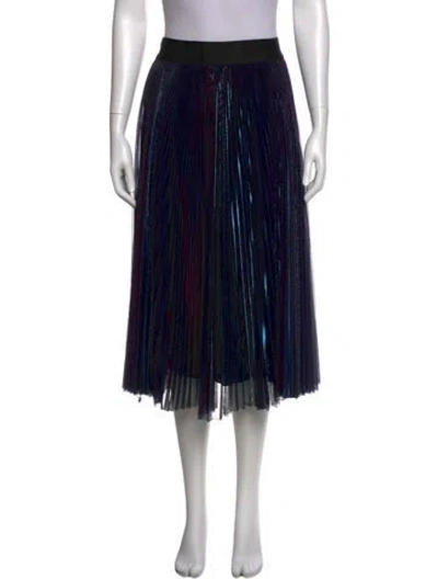 Pre-owned Rachel Comey Glitter Accents Midi Length Skirt In Multi