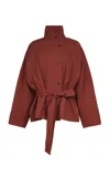 Rachel Comey Gosland Trench Coat In Burgundy