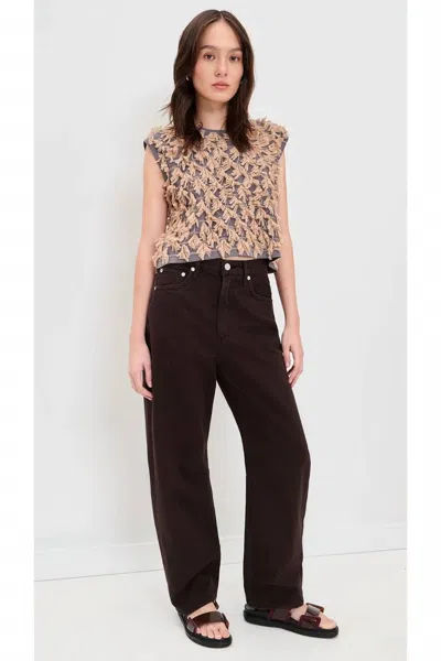 Rachel Comey Hazlitt Sleeveless Knit Top In Dusty Mauve-blush In Multi
