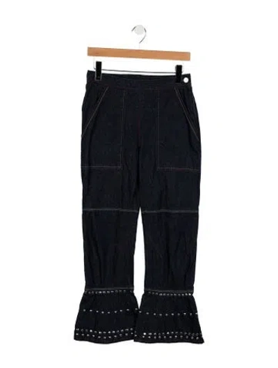 Pre-owned Rachel Comey High-rise Flared Jeans In Blue