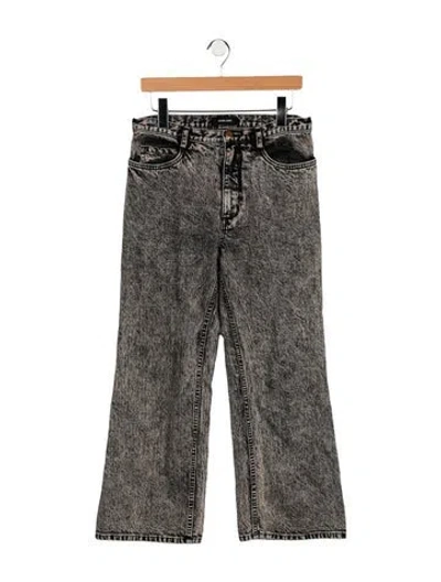 Pre-owned Rachel Comey High-rise Flared Jeans In Grey